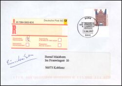 1997  Freimarke: Sehenswürdigkeiten aus Bogen