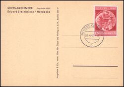 1940  Werbekarte - Stifts-Brennerei