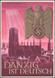 1939  Sonderpostkarte Danzig ist Deutsch