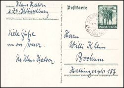 1938  Sonderpostkarte Abstimmung Österreich