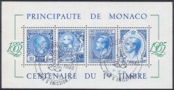 1985  100 Jahre Briefmarken von Monaco