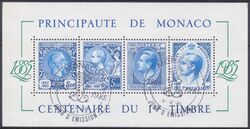 2570 - 1985  100 Jahre Briefmarken von Monaco