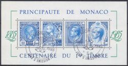 2570 - 1985  100 Jahre Briefmarken von Monaco