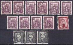 1949  Freimarken: Bilder aus Industrie und Handel
