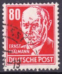 2641 - 1952  Freimarke: Ernst Thlmann
