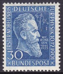 1951  Verleihung des Nobelpreises an Wilhelm Röntgen