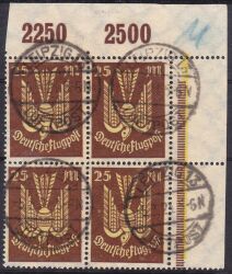 1923  Flugpostmarken: Holztaube