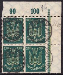 1922  Flugpostmarken: Holztaube