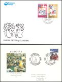 2760 - versch. Färöer FDC