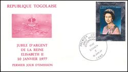 Togo 1977  25 Jahre Regentschaft von Knigin Elisabeth II.
