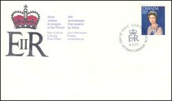 Canada 1977  25 Jahre Regentschaft von Königin Elisabeth II.
