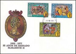 Guinea-Bissau 1977  25 Jahre Regentschaft von Königin Elisabeth II.