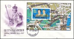 Malediven 1977  25 Jahre Regentschaft von Königin Elisabeth II.