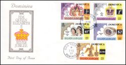 Dominica 1977  25 Jahre Regentschaft von Königin Elisabeth II.