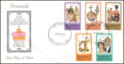 Grenada 1977  25 Jahre Regentschaft von Knigin Elisabeth II.