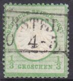 1872  Freimarke: Adler mit großem Brustschild