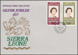 Sierra Leone 1977  25 Jahre Regentschaft von Königin Elisabeth II.