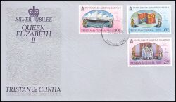 Tristan da Cunha 1977  25 Jahre Regentschaft von Königin Elisabeth II.