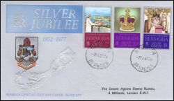 Bermuda-Inseln 1977  25 Jahre Regentschaft von Königin Elisabeth II.