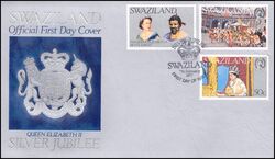 Swaziland 1977  25 Jahre Regentschaft von Knigin Elisabeth II.