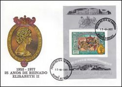 Guinea-Bissau 1977  25 Jahre Regentschaft von Königin Elisabeth II.