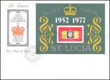 St. Lucia 1977  25 Jahre Regentschaft von Königin...