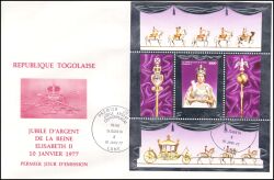 Togo 1977  25 Jahre Regentschaft von Königin Elisabeth II.