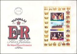 Tuvalu 1977  25 Jahre Regentschaft von Königin Elisabeth II.
