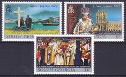 Sd-Georgien 1977  25 Jahre Regentschaft von Knigin Elisabeth II.