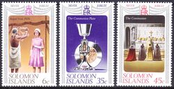 Salomoninseln 1977  25 Jahre Regentschaft von Knigin Elisabeth II.