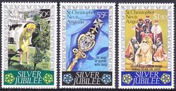 St. Christopher-Nevis 1977  25 Jahre Regentschaft von Knigin Elisabeth II.