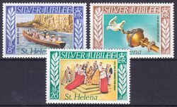St. Helena 1977  25 Jahre Regentschaft von Knigin Elisabeth II.
