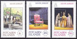 Pitcairn-Inseln 1977  25 Jahre Regentschaft von Knigin Elisabeth II.