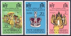 Neue Hebriden 1977  25 Jahre Regentschaft von Knigin Elisabeth II.