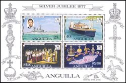 Anguilla 1977  25 Jahre Regentschaft von Knigin Elisabeth II.