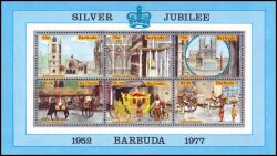 Barbuda 1977  25 Jahre Regentschaft von Königin Elisabeth II.
