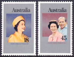 Australien 1977  25 Jahre Regentschaft von Knigin Elisabeth II.