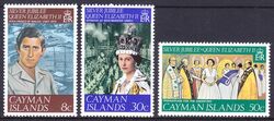 Kaiman-Inseln 1977  25 Jahre Regentschaft von Königin Elisabeth II.