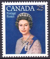 Canada 1977  25 Jahre Regentschaft von Königin Elisabeth II.