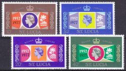 St. Lucia 1977  25 Jahre Regentschaft von Königin Elisabeth II.