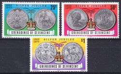 St. Vincent Grenadinen 1977  25 Jahre Regentschaft von Knigin Elisabeth II.