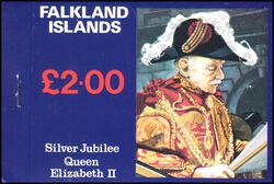 Falklandinseln 1977  25 Jahre Regentschaft von Knigin Elisabeth II.