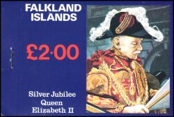 Falklandinseln 1977  25 Jahre Regentschaft von Knigin Elisabeth II.