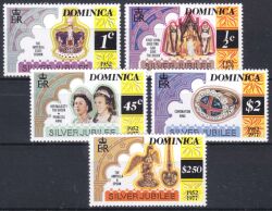 Dominica 1977  25 Jahre Regentschaft von Königin Elisabeth II.