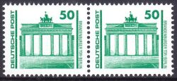 1990  Freimarken: Bauwerke und Denkmler mit Plattenfehler