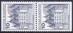 1990  Freimarken: Burgen & Schlösser mit Plattenfehler