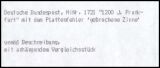 1994  1200 Jahre Frankfurt a. M. mit Plattenfehler