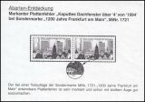 1994  1200 Jahre Frankfurt a. M. mit Plattenfehler