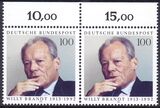 1993  80. Geburtstag von Willy Brandt mit Plattenfehler