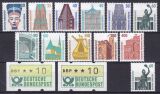 1987  Freimarken Sehenswürdigkeiten mit "Gummi...